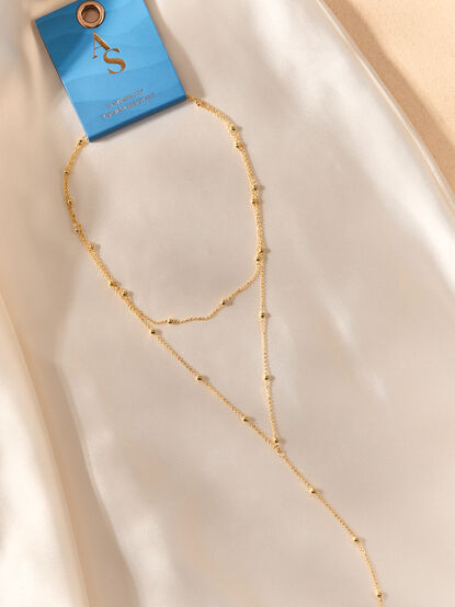 Waterproof Double Layer Y Necklace - AS Kids