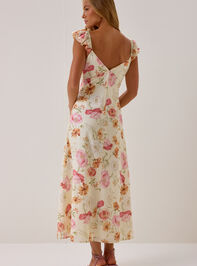 Indy Floral Maxi Dress Detail 5 - AS Kids
