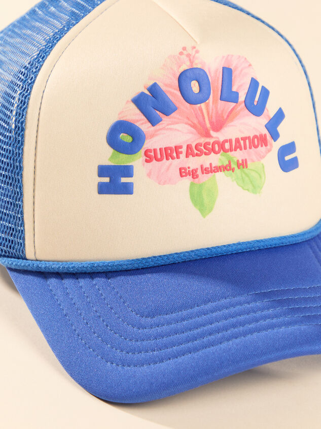 Honolulu Hibiscus Trucker Hat Detail 2 - ALTAR'D STATE KIDS
