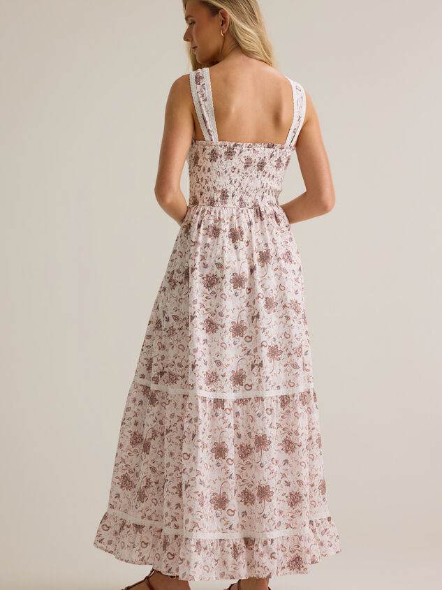Kennedy Floral Maxi Dress Detail 4 - AS Kids