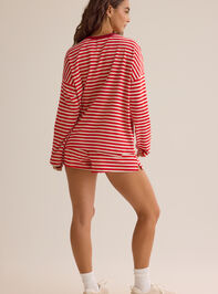 Reese Stripe Lounge Top Detail 7 - AS Kids
