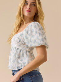 Alyssa Floral Babydoll Top Detail 3 - ALTAR'D STATE KIDS