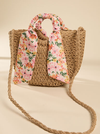 Floral Wrap Raffia Crossbody - ALTAR'D STATE KIDS