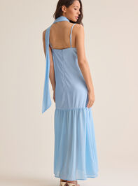 Alessa Scarf Maxi Dress Detail 5 - AS Kids