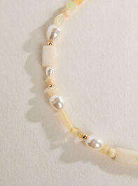 Hope Statement Pearl Necklace Detail 2 - ALTAR'D STATE KIDS