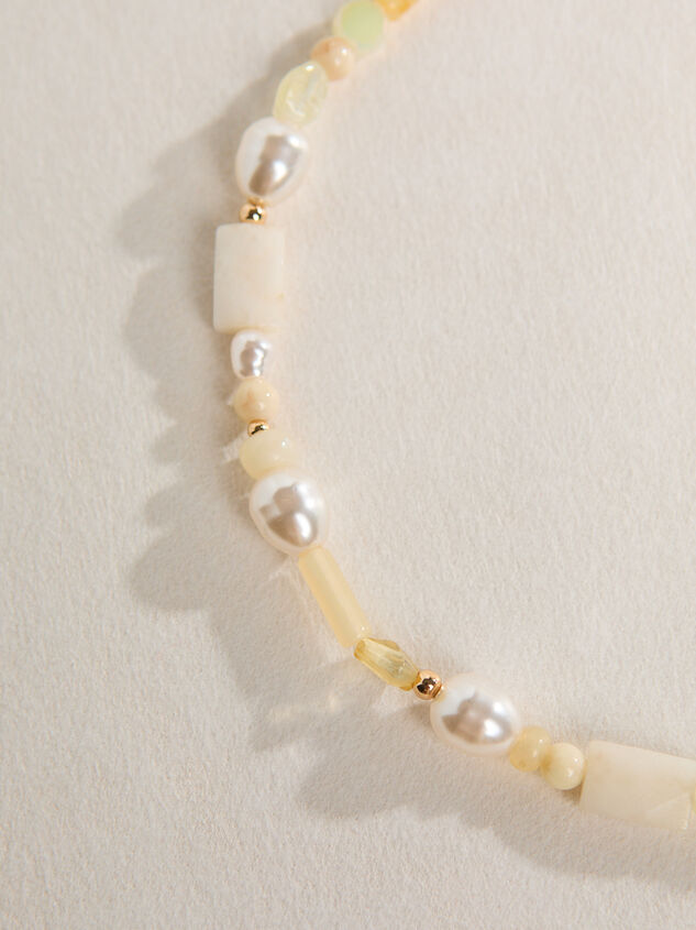 Hope Statement Pearl Necklace Detail 2 - ALTAR'D STATE KIDS