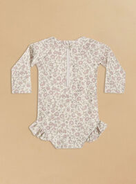 Lillian Floral Rashguard by Quincy Mae Detail 2 - ALTAR'D STATE KIDS