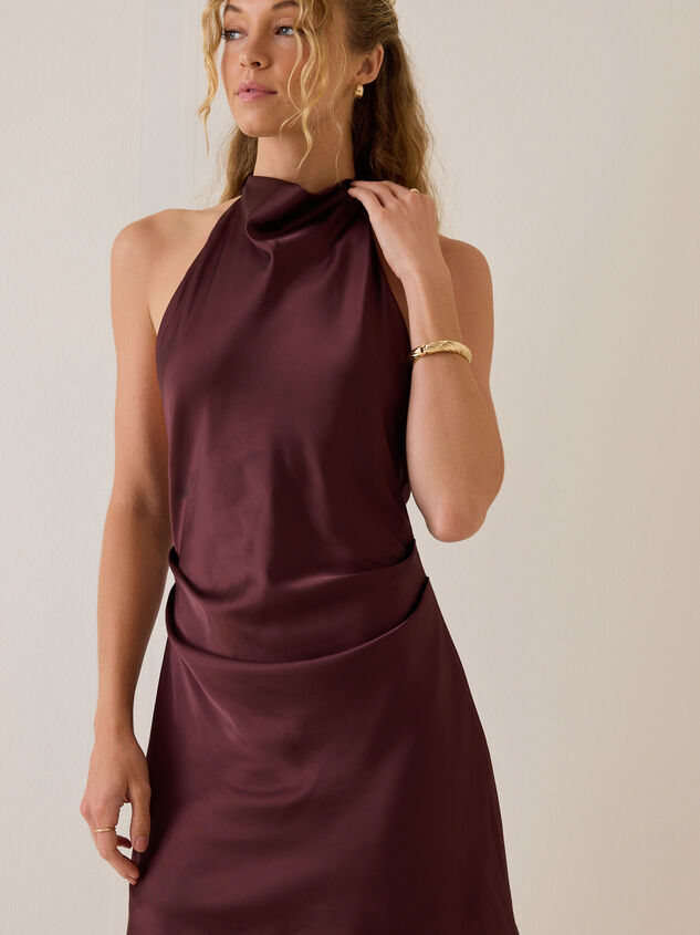 Sunny Satin Mini Dress Detail 2 - AS Kids