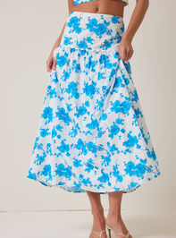 Kika Floral Maxi Skirt Detail 3 - AS Kids