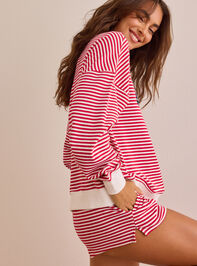 USA Stripe Mockneck Pullover Detail 3 - AS Kids