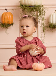 Haley Floral Baby Dress Detail 2 - AS Kids