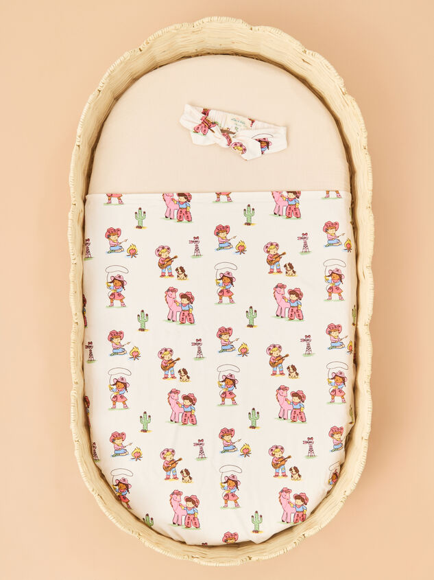 Vintage Cowgirl Swaddle with Headband - ALTAR'D STATE KIDS