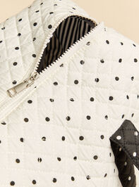 Jet Set Polka Dot Duffel Bag Detail 4 - AS Kids
