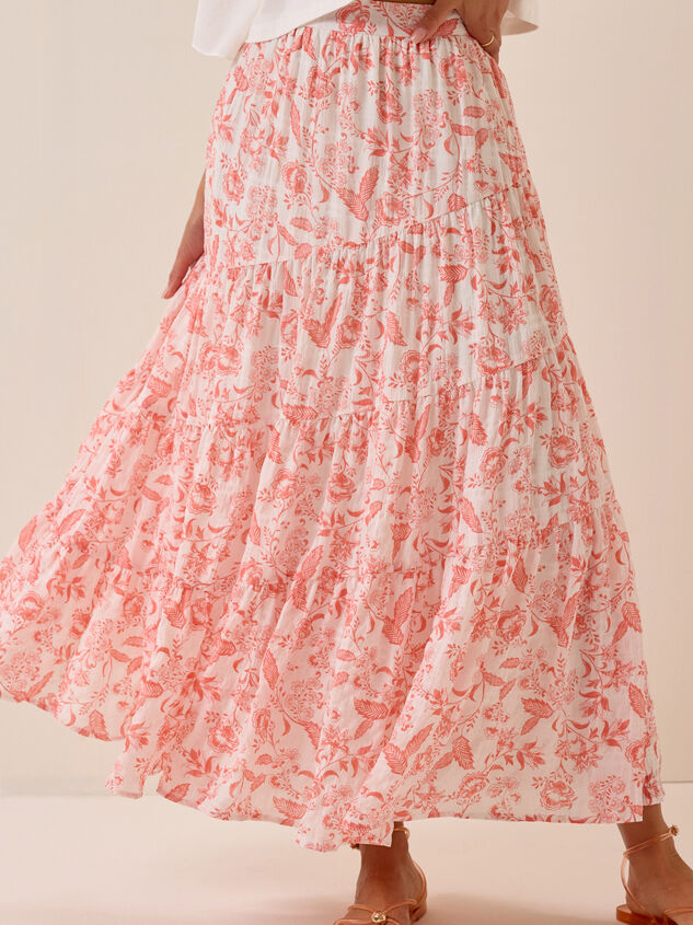 Elise Floral Maxi Skirt Detail 3 - AS Kids