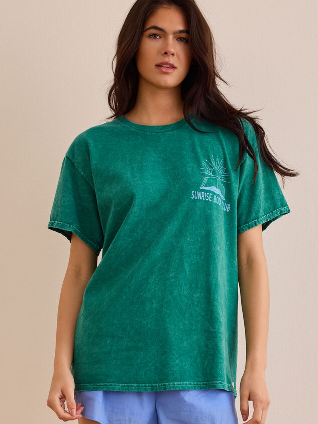 Sunrise Book Club Oversize Tee Detail 3 - AS Kids