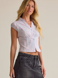Melody Denim Mini Skirt Detail 4 - AS Kids
