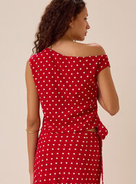 Jaycee Asymmetrical Dot Top Detail 5 - AS Kids