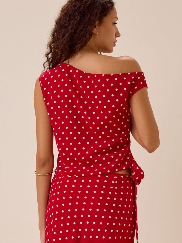 Jaycee Asymmetrical Dot Top Detail 5 - AS Kids