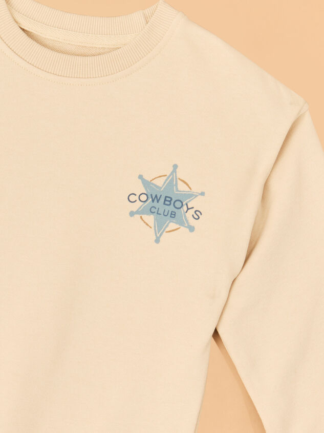 Dirt Never Hurt Graphic Sweatshirt Detail 4 - ALTAR'D STATE KIDS