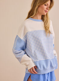 Twirl Gingham Striped Pullover - ALTAR'D STATE KIDS
