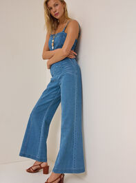 Aveline Denim Jumpsuit Detail 4 - AS Kids