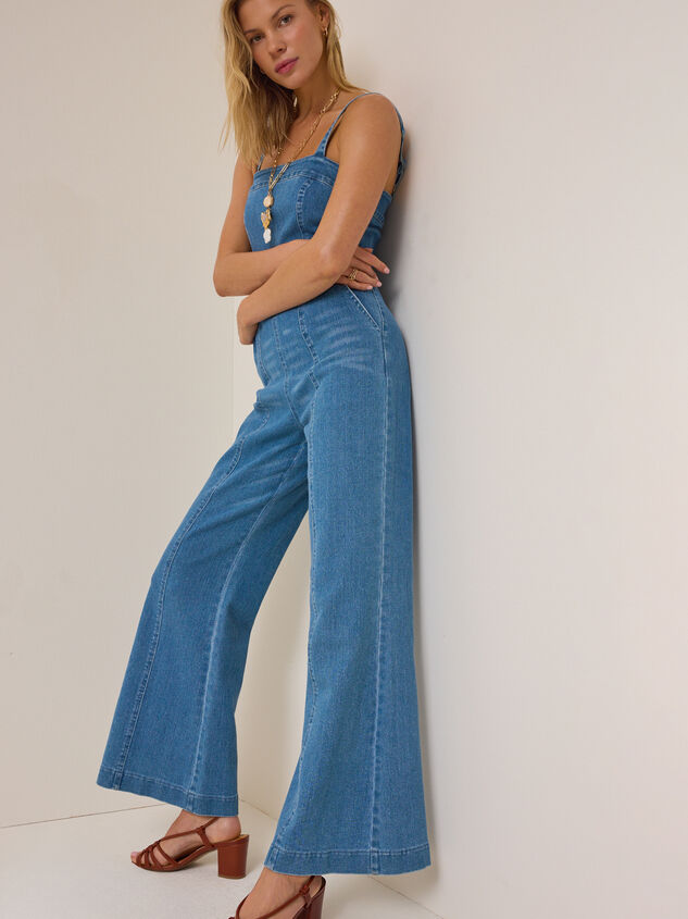 Aveline Denim Jumpsuit Detail 4 - AS Kids