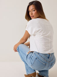 Demi Slub Roll Sleeve Tee Detail 4 - AS Kids
