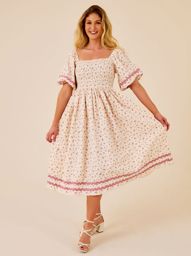 Zoey Floral Mama Dress Detail 3 - ALTAR'D STATE KIDS