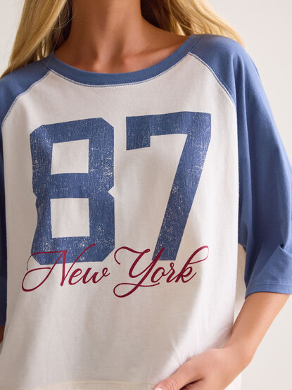 New York 87 Raglan Tee - AS Kids