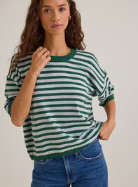 Nora Stripe Knit Top Detail 2 - AS Kids