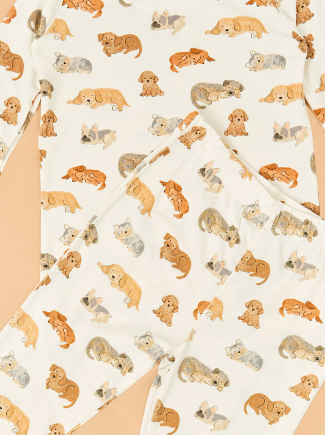 Napping Puppies Lounge Set Detail 2 - ALTAR'D STATE KIDS