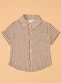Graham Gingham Baby Button-Up - AS Kids