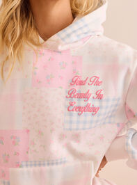 Find The Beauty Patchwork Hoodie Detail 5 - AS Kids