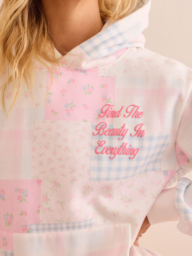 Find The Beauty Patchwork Hoodie Detail 5 - AS Kids