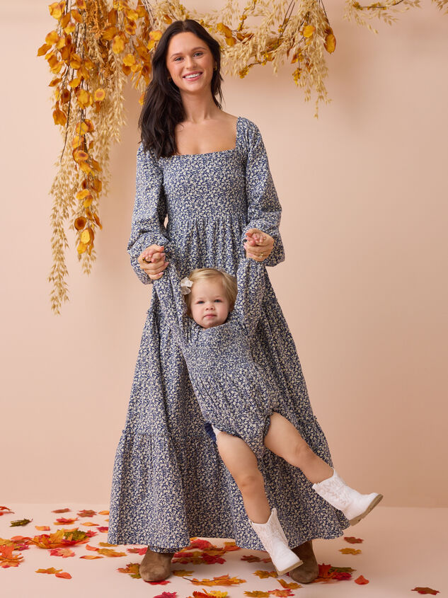 Livy Floral Mama Dress Detail 2 - AS Kids