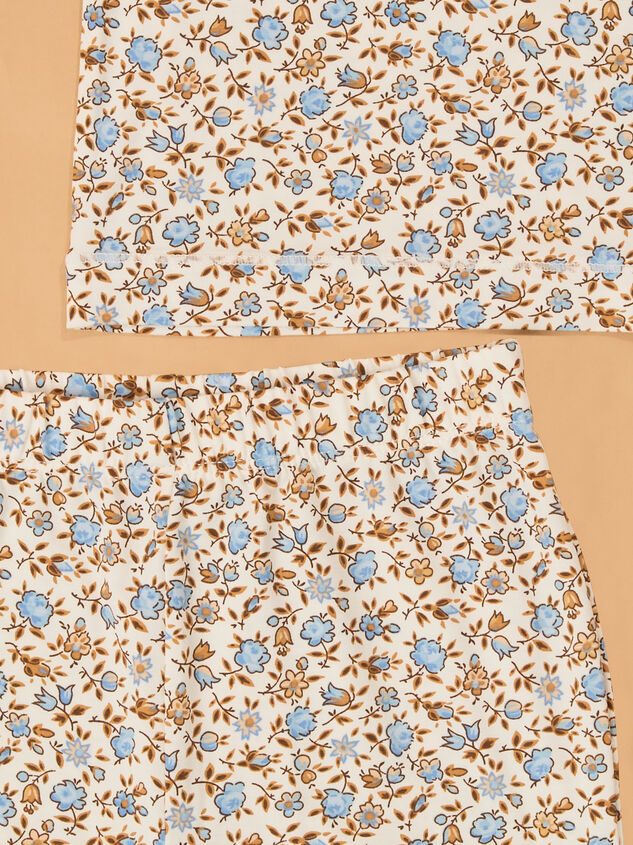Halle Floral Lounge Set Detail 2 - AS Kids