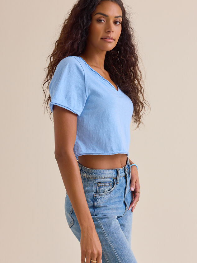 Vera Cropped Lace Tee Detail 4 - ALTAR'D STATE KIDS