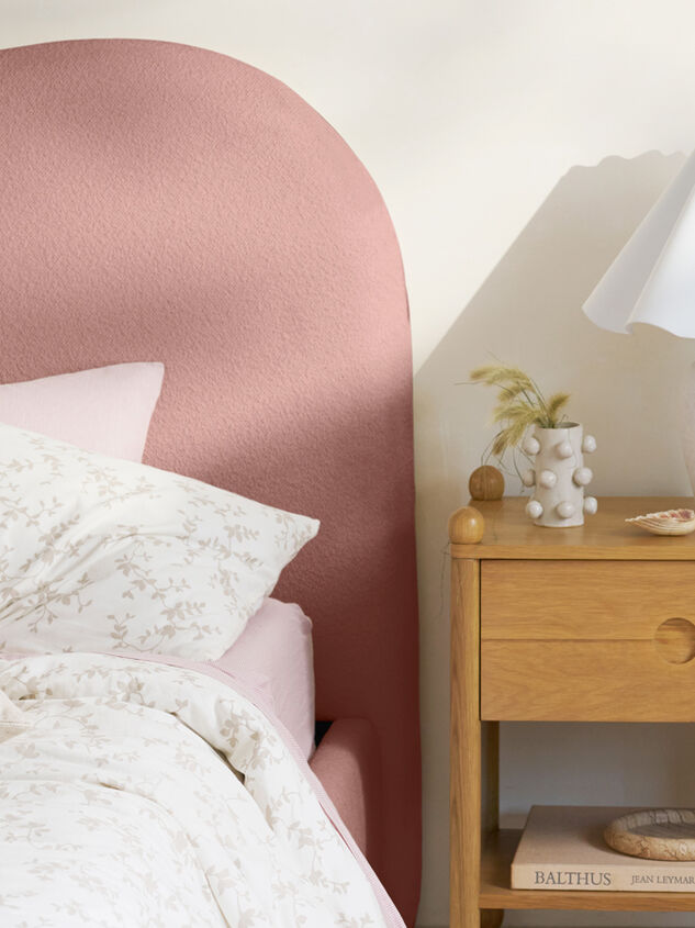 Peony Upholstered Bed Detail 2 - AS Kids