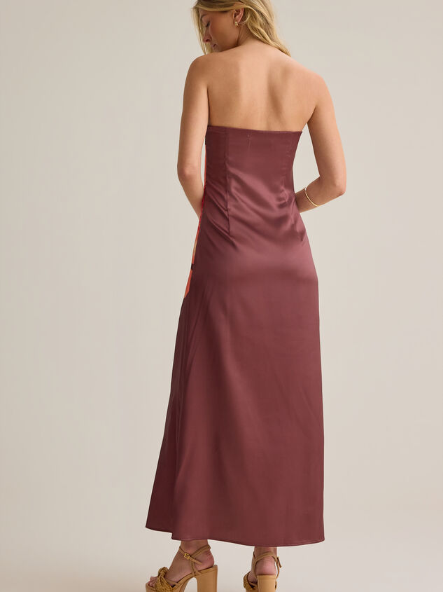 Stormi Strapless Maxi Dress Detail 5 - AS Kids