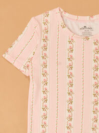 Antoinette Floral Striped Set Detail 5 - AS Kids