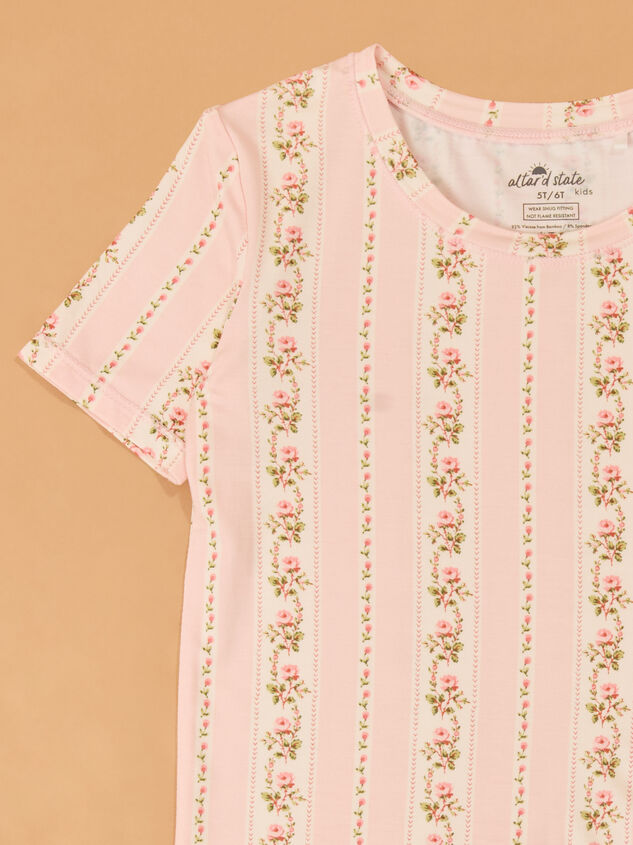 Antoinette Floral Striped Set Detail 5 - AS Kids
