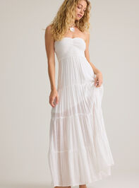 Jane Strapless Tiered Maxi Dress Detail 2 - AS Kids