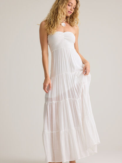 Jane Strapless Tiered Maxi Dress - AS Kids