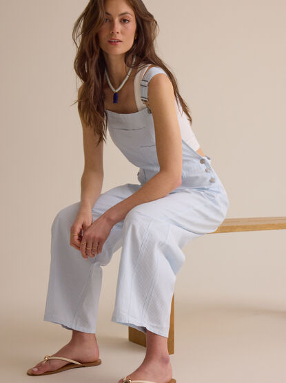 Sawyer Striped Barrel Overalls - ALTAR'D STATE KIDS