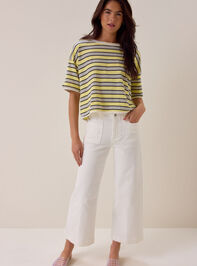 Everly Wide Leg Crop Jean - AS Kids