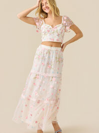 Ambrose Floral Embroidered Maxi Skirt - ALTAR'D STATE KIDS