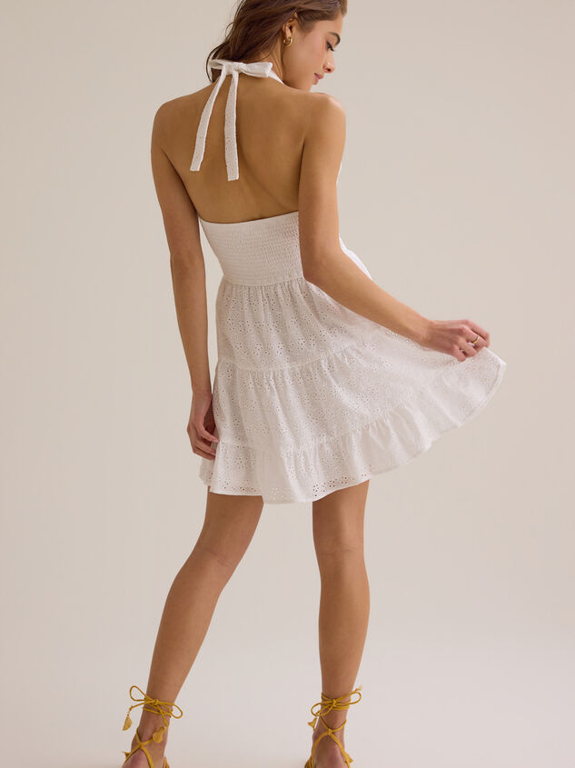 Quinta Eyelet Mini Dress Detail 4 - ALTAR'D STATE KIDS