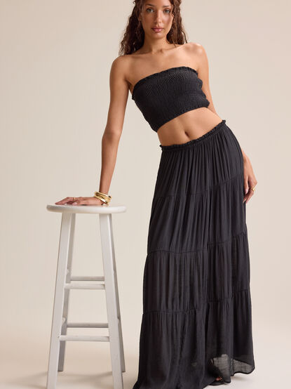 Tate Tiered Flowy Maxi Skirt - AS Kids