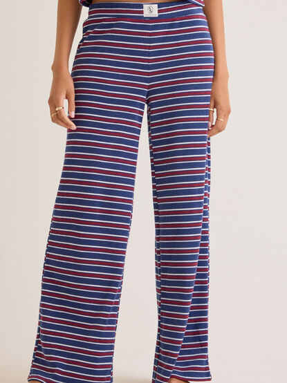 Channing Striped Brushed Rib Lounge Pant - AS Kids