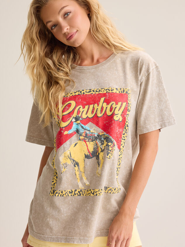 Western Cowboy Oversized Tee - AS Kids